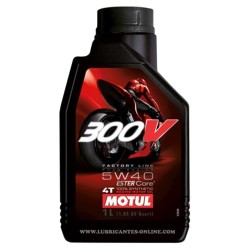 ÓLEO MOTUL 300V 5W40 4T LITRO