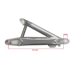 BRAÇO OSCILANTE CANTILEVER CURTO 373,5mm + 30mm