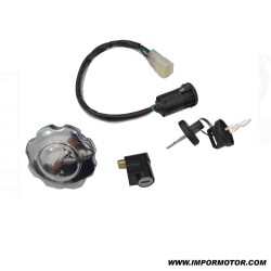 TAMPA DO TANQUE FERVURA + CHAVES QUAD ATV 200