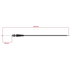CABO ACELERADOR 108cm / 12cm IMR MX85