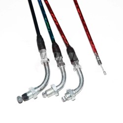 CABO ACELERADOR + TAMPA 85CM PRETO