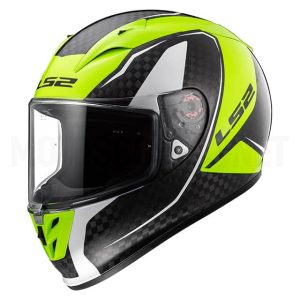 Capacete integral LS2 FF323 Arrow H-Vis amarelo carbono