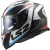 Capacete completo LS2 FF800 storm II Racer vermelho-azul-branco