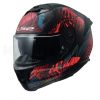 Capacete integral LS2 FF808 Stream II Jungle fosco marrom-rosa azul