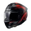 Capacete integral LS2 para homem FF808 Stream II Fury vermelho-preto