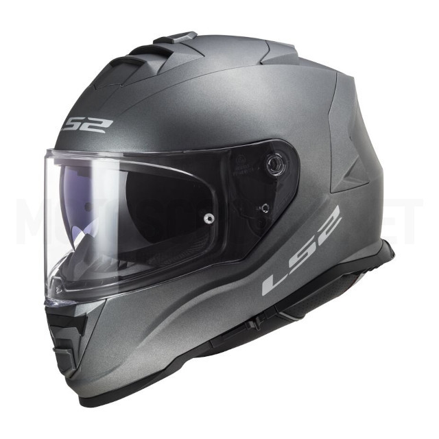 Capacete integral sólido LS2 FF800 storm II - titânio mate
