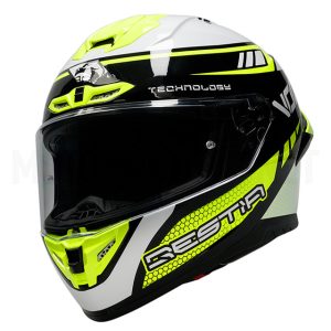 Capacete integral VOCA Bestia Amarelo All-star