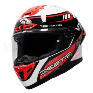 Capacete integral VOCA Bestia Vermelho Performance
