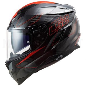 Capacete integral dobrável LS2 FF327 Challenger CT2 - vermelho brilhante