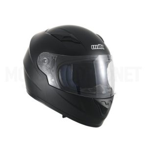 Capacete integral infantil Unik Space preto fosco