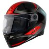 Capacete integral MT Helmets Revenge 2 S Hatax B5 vermelho-fosco cinza