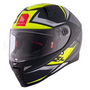 MT Helmets Revenge 2 S Hatax C3 capacete integral amarelo flúor cinza fosco