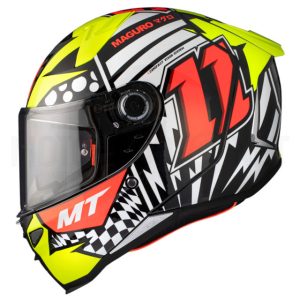 MT Helmets Capacete integral Revenge 2 S Sergio Garcia A3 - brilhante