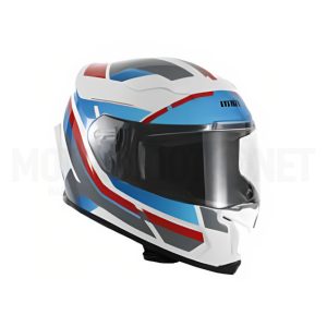 Capacete integral Unik Vesta U-20 azul vermelho