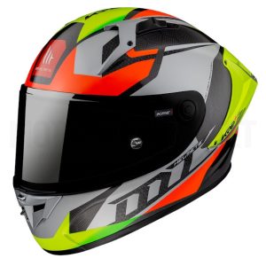 Capacete MT Helmets FF103Plusc Kre+ Carbon Projectile Cinza Brilhante