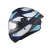 Capacete MT Helmets FF106B Targo S Kay fosco azul-branco