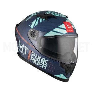 MT Capacetes FF128SV Braker SV Punkrider Capacete - Azul