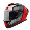 MT Helmets Capacete Thunder 4 SV Pental Matte Cinza-Vermelho