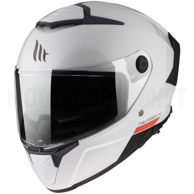 MT Helmets Capacete Thunder 4 SV Solid - branco pérola