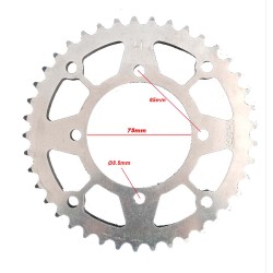 CROWN STEP 420 PITBIKE DE ALUMÍNIO (30D a 46D)