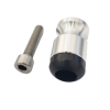ALUMÍNIO DIABOLO M8 24mm X 31mm INCLUI PARAFUSO E TAMPA