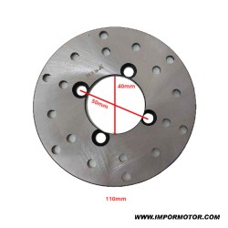 DISCO DE TRAVÃO DIANTEIRO 110mm QUAD ATV 110