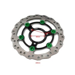 DISCO DE TRAVÃO 220mm FLUTUANTE DIANTEIRO NG (3 PARAFUSOS)