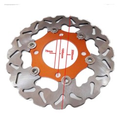 DISCO DE TRAVÃO FLUTUANTE 220mm - LARANJA