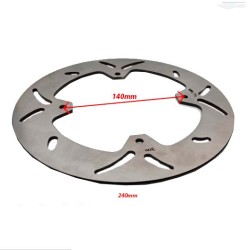 DISCO DE TRAVÃO 240mm CUBO TRASEIRO HONDA