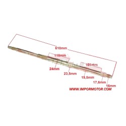 EIXO DE TRANSMISSÃO TRASEIRO QUAD ATV AY70 IMR