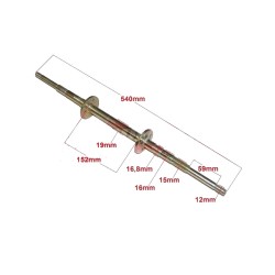 EIXO TRASEIRO MINIQUAD WR1/WR6