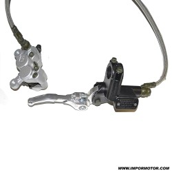 TRAVÃO DIANTEIRO COMPLETO MINIGP 110 (CALÍPER C/MANGUEIRA 750mm)