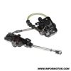 TRAVÃO TRASEIRO COMPLETO ALEVIN 90 / PITSPORT SX / MX90 / V4 (CALIPER F HASTE LONGA / MANGUEIRA 450mm)