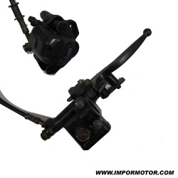 TRAVÃO TRASEIRO MINIQUAD COMPLETO WR1 / WR6 / WR3 (CALIPER D / MANGUEIRA 1380mm)