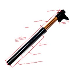 SUSPENSÃO RADIAL REGULÁVEIS 660mm MIR RACING