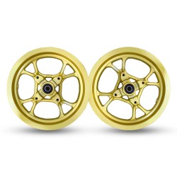 CONJUNTO DE JANTES 10" MINIGP 110 / ALEVIN 90 (OURO)