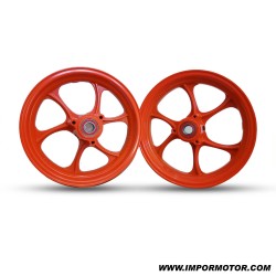 CONJUNTO DE JANTES ULTRALIGHT LARANJA 12"