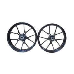 CONJUNTO DE JANTES LEVES 17" PM4/PROMO3/M5 (PRETO) 3,5"- 2,5"