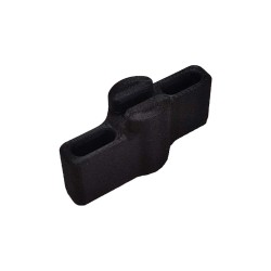 TAMPA DE GASOLINA DE ALUMÍNIO PRETO CHAVE MIR RACING (TANQUE DE PLÁSTICO)