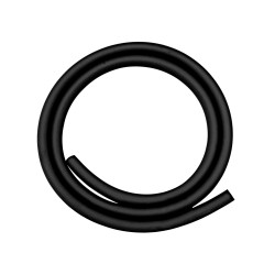 TORNEIRA DE GASOLINA DE NEOPRENE PRETA 1 metro