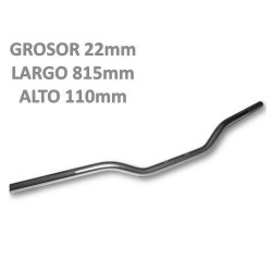 GUIADOR 22mm BAIXO PRATA