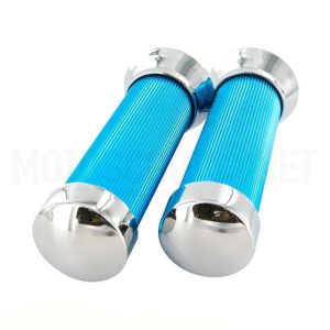 Punhos STR8 cromados personalizados - azul metálico