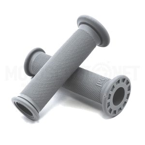 Punhos curtos Renthal Road Race Full Diamond cinza médio 120mm