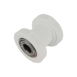 EIXO DE GUIAS DE CORRENTE DE NYLON M10 33X35 BRANCO
