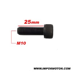 PARAFUSO M10X1.25X25 COROA DE BORDA ULTRALEVE